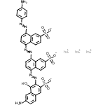 CAS#: 6428-55-3， Trisodium 6-Amino-3-{[4-({4-[(4-Aminophenyl)Diazenyl]-6-Sulfonato-1-Naphthyl}Diazenyl)-6-Sulfonato-1-Naphthyl]Diazenyl}-4-Hydroxy-2-Naphthalenesulfonate