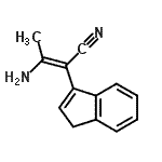 CAS#: 643015-28-5， (2E)-3-Amino-2-(1H-inden-3-yl)-2-butenenitrile