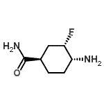 CAS#: 643069-85-6， (1R,3S,4R)-4-Amino-3-fluorocyclohexanecarboxamide
