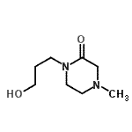 CAS#: 643084-44-0， 1-(3-Hydroxypropyl)-4-methyl-2-piperazinone