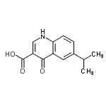 CAS#: 64321-62-6， 6-Isopropyl-4-oxo-1,4-dihydro-3-quinolinecarboxylic acid
