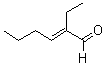 CAS 登录号：64344-45-2， (2E)-2-乙基-2-己烯醛