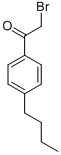 structure of CAS# 64356-03-2, 2-Bromo-4-N-Butylacetophenone