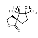 CAS#: 643754-13-6， (5R,6R)-6-Hydroxy-6,7,7-trimethyl-2-oxaspiro[4.4]nonan-1-one