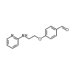 CAS#: 643764-87-8， 4-[2-(2-Pyridinylamino)ethoxy]benzaldehyde