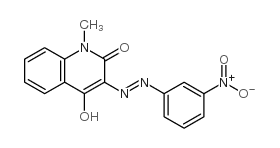 CAS#: 6439-53-8， 4-Hydroxy-1-Methyl-3-[(3-Nitrophenyl)Azo]-2-Quinolone