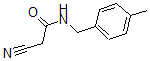 structure of CAS# 64488-12-6, 2-Cyano-N-[(4-Methylphenyl)Methyl]-Acetamide;2-CYANO-N-(4-METHYLBENZYL)ACETAMIDE