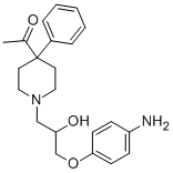 CAS#: 64511-75-7, 1-(3-(4-Aminophenoxy-2-Hydroxypropyl)-4-Phenyl-4-Piperidinyl)Ethanone