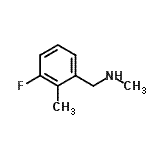 CAS#: 645378-63-8， 1-(3-Fluoro-2-methylphenyl)-N-methylmethanamine