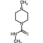 CAS#: 64574-95-4， N,4-Dimethyl-1-piperazinecarbothioamide