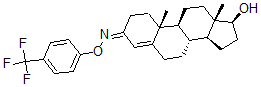 CAS#: 64584-80-1， 17beta-Hydroxyandrost-4-En-3-One O-(alpha,alpha,alpha-Trifluoro-p-Tolyl)Oxime