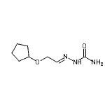 CAS#: 64598-09-0， (2E)-2-[2-(Cyclopentyloxy)ethylidene]hydrazinecarboxamide