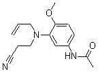CAS#: 64611-87-6， N-[3-[(2-Cyanoethyl)-2-Allylamino]-4-Methoxyphenyl]-Acetamide