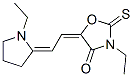 CAS#: 64617-11-4， 3-Ethyl-5-[(1-Ethyl-2-Pyrrolidinylidene)Ethylidene]-2-Thioxooxazolidin-4-One