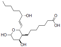 CAS#: 64626-32-0， (2R,3S,4S)-Tetrahydro-4,6-Dihydroxy-2-[(1E,3S)-3-Hydroxy-1-Octen-1-Yl]-2H-Pyran-3-Heptanoic Acid