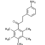 CAS#: 646506-64-1， 3-(3-Aminophenyl)-1-(pentamethylphenyl)-1-propanone