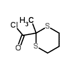 CAS#: 64714-84-7， 2-Methyl-1,3-dithiane-2-carbonyl chloride