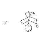 CAS#: 64755-06-2， 1-Methyl-3-oxo-4-phenyl-1-azoniabicyclo[2.2.2]octane bromide