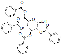 structure of CAS# 64768-20-3, beta-D-Glucopyranose 2,3,4,6-Tetrabenzoate;2,3,4,6-Tetra-O-Benzoyl-Beta-D-Glucopyranose (YTT);2,3,4,6-TETRA-O-BENZYL-D-GLUCOPYRANOSIDE;2,3,4,6-TETRA-O-BENZOYL-D-GLUCOPYRANOSE