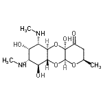 CAS#: 64771-73-9， (2R,4aR,5aR,6S,7S,8R,9S,9aR,10aS)-4a,7,9-Trihydroxy-2-methyl-6,8-bis(methylamino)decahydro-4H-pyrano[2,3-b][1,4]benzodioxin-4-one