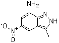 CAS#: 647853-25-6， 3-Methyl-5-nitro-2H-indazol-7-amine