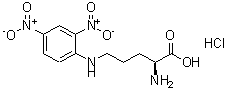 CAS#: 64821-45-0， N<sup>5</sup>-(2,4-Dinitrophenyl)ornithine hydrochloride (1:1)