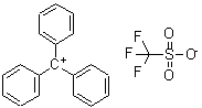 CAS 登录号：64821-69-8， 三苯甲基三氟甲烷磺酸酯