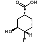 CAS#: 648419-92-5， (1R,3S,4S)-4-Fluoro-3-hydroxycyclohexanecarboxylic acid