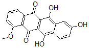 CAS#: 64845-67-6， 7,8-Dehydro-9,10-Desacetyldoxorubicinone