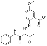CAS#: 6486-21-1， 2-[(4-Methoxy-2-Nitrophenyl)Azo]Acetoacetanilide