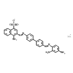 CAS#: 6486-30-2， Sodium 4-Amino-3-({4'-[(2,4-Diaminophenyl)Diazenyl]-4-Biphenylyl}Diazenyl)-1-Naphthalenesulfonate