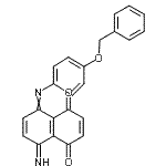 CAS 登录号：6486-71-1， 5-{[4-(苄氧基)苯基]亚氨基}-8-亚氨基-5,8-二氢-1,4-萘二酮