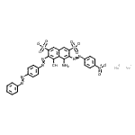 CAS#: 6487-06-5， Disodium 4-Amino-5-Hydroxy-3-[(4-Nitrophenyl)Diazenyl]-6-{[4-(Phenyldiazenyl)Phenyl]Diazenyl}-2,7-Naphthalenedisulfonate