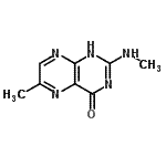 CAS#: 64882-33-3， 6-Methyl-2-(methylamino)-4(1H)-pteridinone