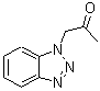 structure of CAS# 64882-50-4, 1-(1H-Benzotriazol-1-yl)acetone;1-(1H-1,2,3-BENZOTRIAZOL-1-YL)ACETONE;1-(1H-1,2,3-Benzotriazol-1-yl)acetone #;1-(1H-Benzotriazol-1-yl)propan-2-one