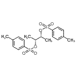 structure of CAS# 64896-27-1, (2R,3R)-2,3-Butanediyl bis(4-methylbenzenesulfonate);(2R,3R)-(+)-2,3-BUTANEDIOLDI-P-TOSYLATE,99