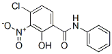 CAS#: 6490-99-9， 4-Chloro-3-nitrosalicylanilide