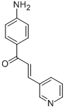 结构式 CAS# 64908-88-9, (2E)-1-(4-氨基苯基)-3-吡啶-3-基丙-2-烯-1-酮