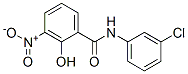 CAS 登录号：6491-02-7， N-(3-氯苯基)-2-羟基-3-硝基-苯甲酰胺