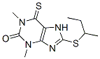 CAS 登录号：6493-40-9， 8-[(仲-丁基)硫代]-6,7-二氢-1,3-二甲基-6-硫代-1H-嘌呤-2(3H)-酮