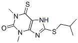 CAS 登录号:6493-41-0, 1,3,6,7-四氢-8-(异丁基硫代)-1,3-二甲基-6-硫代-2H-嘌呤-2-酮