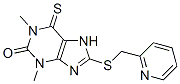 CAS#: 6493-43-2， 8-[(2-Pyridylmethyl)Thio]-3,7-Dihydro-1,3-Dimethyl-6-Thio-1H-Purin-2-One