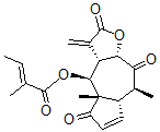 CAS#: 64937-26-4， (Z)-2-Methyl-2-Butenoic Acid [(3aS)-2,3,3a,4,4a,5,7aalpha,8,9,9aalpha-Decahydro-4abeta,8alpha-Dimethyl-3-Methylene-2,5,9-Trioxoazuleno[6,5-b]Furan-4alpha-Yl] Ester