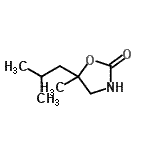 CAS#: 649568-32-1， 5-Isobutyl-5-methyl-1,3-oxazolidin-2-one