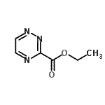 结构式 CAS# 6498-02-8, 乙基1,2,4-三嗪-3-羧酸酯