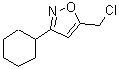 CAS#: 64988-76-7， 5-(Chloromethyl)-3-cyclohexyl-1,2-oxazole