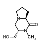 CAS#: 650578-01-1， (3S,8aS)-3-(Hydroxymethyl)-2-methylhexahydropyrrolo[1,2-a]pyrazin-1(2H)-one