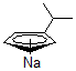 structure of CAS# 65090-77-9, (1-Isopropyl-2,4-cyclopentadien-1-yl)sodium;Sodium isopropylcyclopentadienide;SODIUM-I-PROPYLCYCLOPENTADIENIDE;479551_ALDRICH