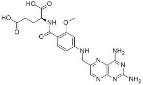 CAS#: 65118-34-5， N-(4-(((2,4-Diamino-6-Pteridinyl)Methyl)Amino)-2-Methoxybenzoyl)-L-Glutamic Acid