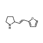 CAS#: 651314-30-6， 5-[(E)-2-(2-Pyrrolidinyl)vinyl]-1,2-oxazole